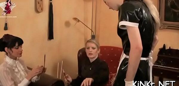  Unrestricted fucking includes femdom spanking for dong